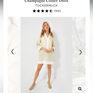 Collier Dress in Champagne